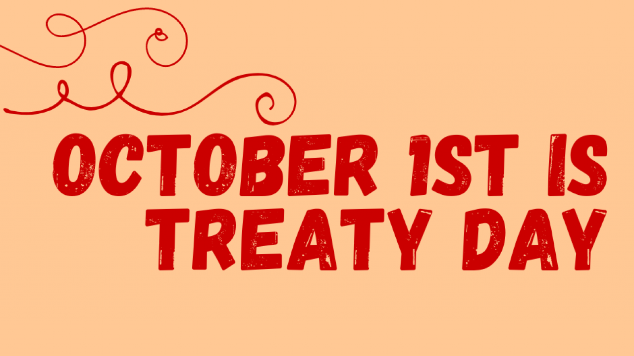 October 1 is treaty day
