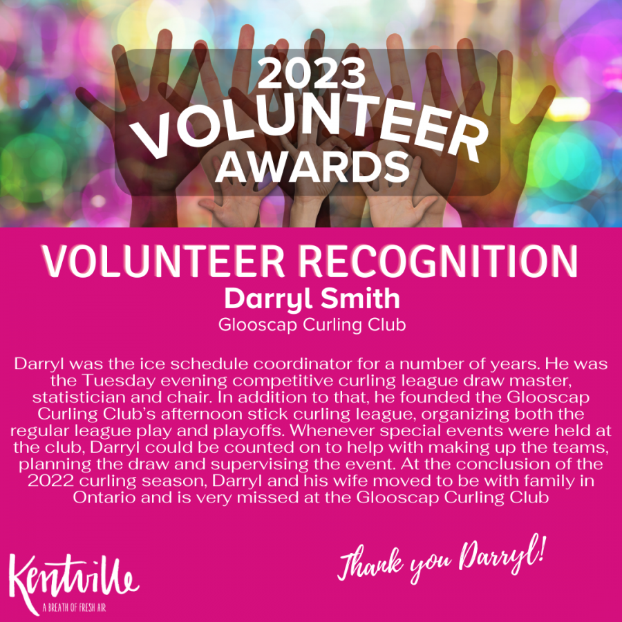Volunteer Award - Darryl Smith