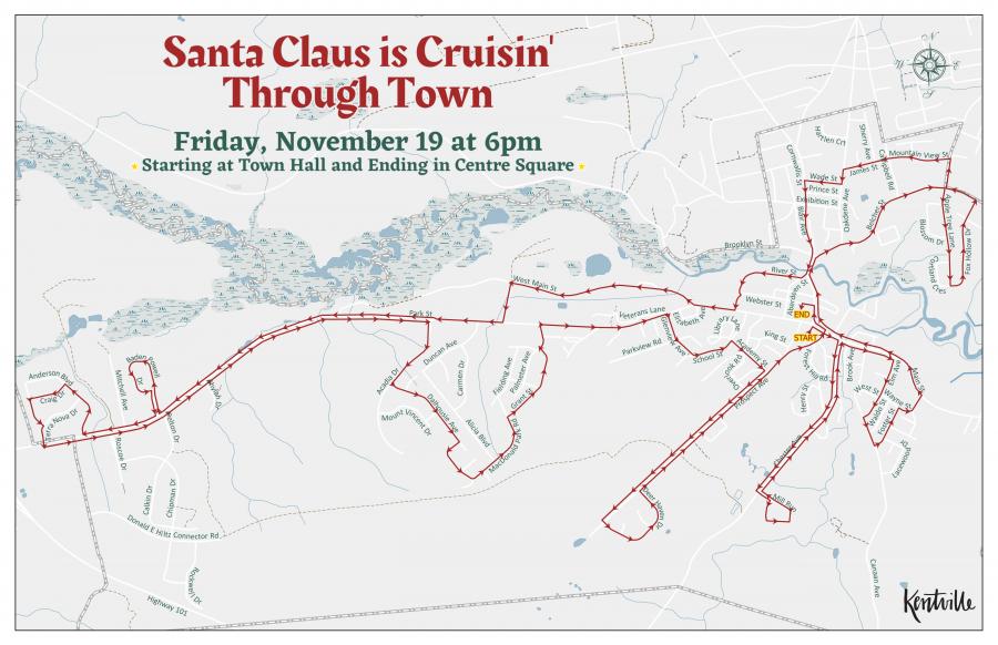Santa Cruise Map