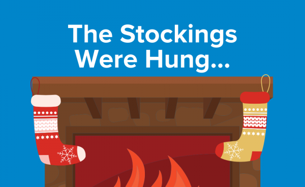 Stockings were hung logo